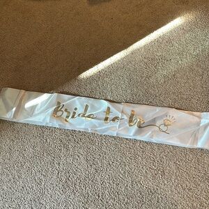 Bride to be Sash